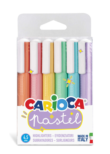 Carioca - Carioca Pastel Renkler İşaretleme Kalemi 6'lı