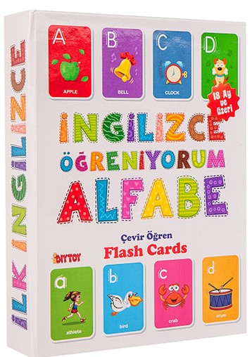 Dıytoy - Dıytoy Flash Card Book İngilizce Alfabe