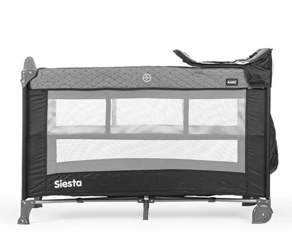 Kanz Siesta Oyun Parkı Park Yatak Sallanır Beşik Alt Açma Üniteli 70 x 120 cm Siyah - Thumbnail