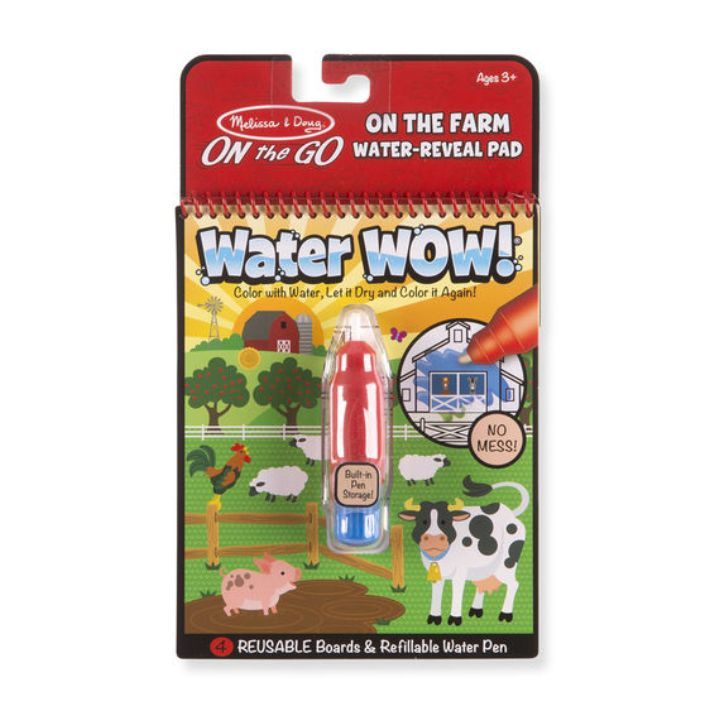 Melissa & Doug - Melissa & Doug Water Wow! Su ile Boyama Kitabı - Çiftlik