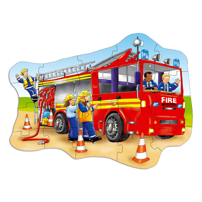 Orchard Big Fire Engine ( Büyük İtfaiye Aracı Yapbozu) 3-6 Yaş - Thumbnail